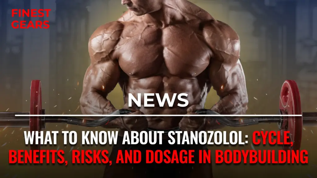 Bodybuilder preparing for a cutting cycle using Stanozolol (Winstrol)